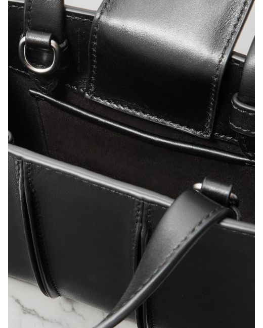 Max Mara Black Whitney Bag 2 Nano Pleated Leather Tote