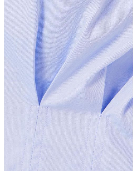 Chemise En Serge De Coton À Plis Kendra Sea en coloris Blue