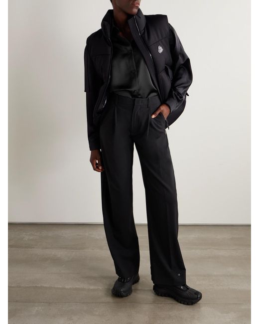 Moncler Genius Black Edward Enninful Satin Shirt