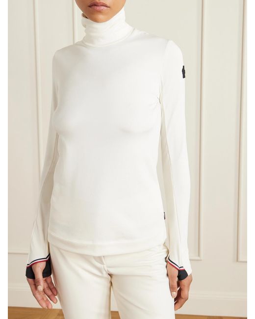 Moncler White Jersey Base Layer
