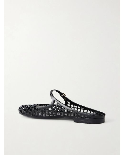 Tory Burch White Mellow Logo-Embellished Rubber Sandals