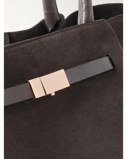 DeMellier London Black New York Large Suede Tote