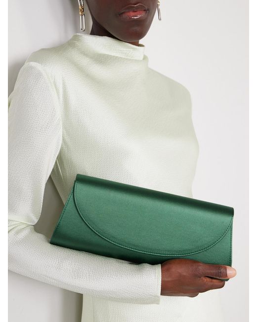 Hunting Season Green Opera Satin Clutch