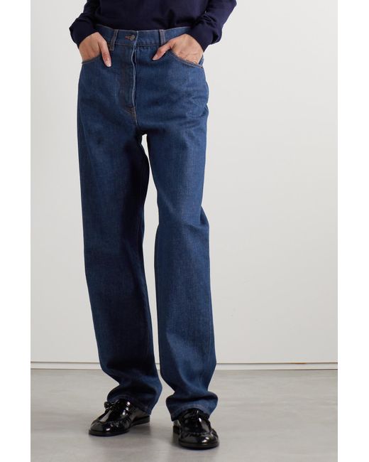 The Row Borjis Low rise Boyfriend Jeans in Blue Lyst UK