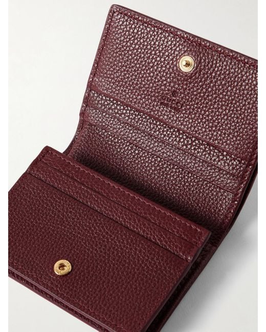 Gucci Black Marmont Petite Textured-Leather Wallet