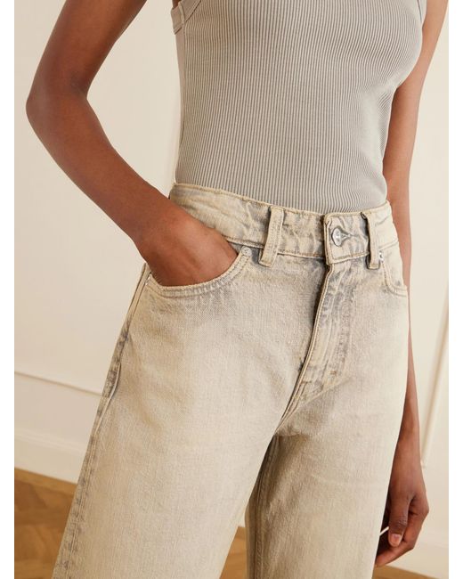 Our Legacy Natural Boot Cut Mid-Rise Flared Jeans