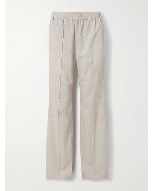 Tibi White Scottie Woven Pants