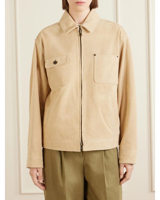 Aimé Leon Dore Natural Ranch Suede Jacket