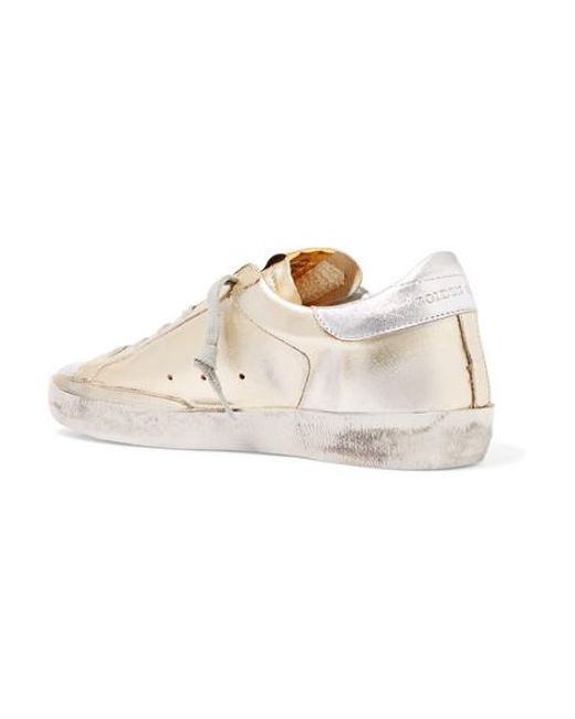 golden goose deluxe brand superstar metallic sneaker