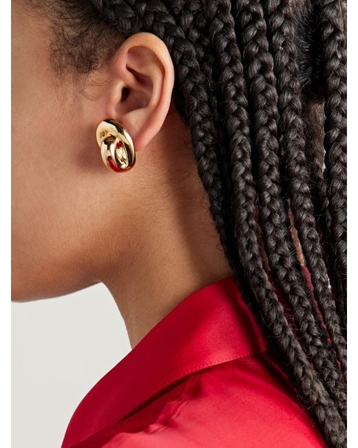 Jennifer Fisher Metallic Knot-Plated Earrings