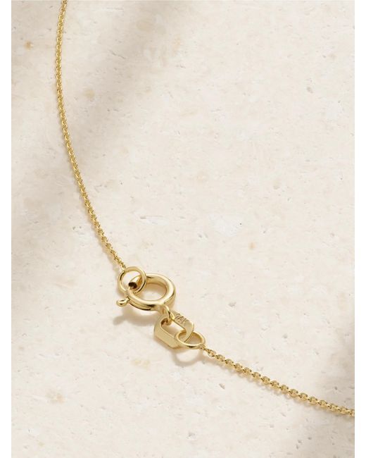 STONE AND STRAND Natural Beekman Birthstone 14-Karat Multi-Stone Necklace
