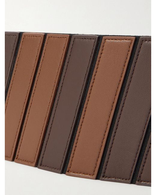 Alaïa Brown Stretch Leather Belt