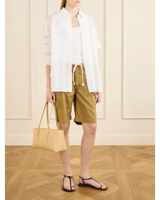 Jamie Haller Brown The Rope Tie Jersey Cargo Shorts