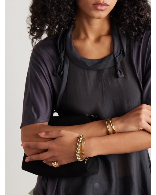 Loren Stewart Metallic Chainmail Vermeil Bracelet