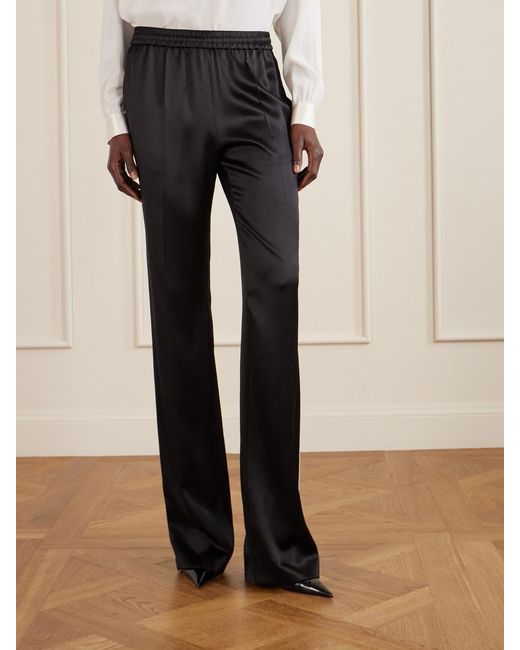 Tom Ford Blue Silk-Satin Pants