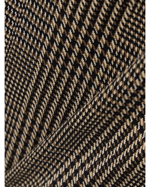 Veronica Beard Gray Nate Prince Of Wales Stretch-Lyocell Top