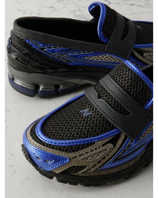 New Balance Blue 1906L Slip-Ons Aus Mesh Mit Leder- Und Gummibesätzen