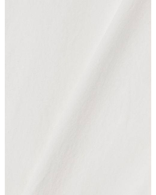 Skims White Hose Mit Weitem Bein Aus Popeline Aus Einer Baumwollmischung – Snow