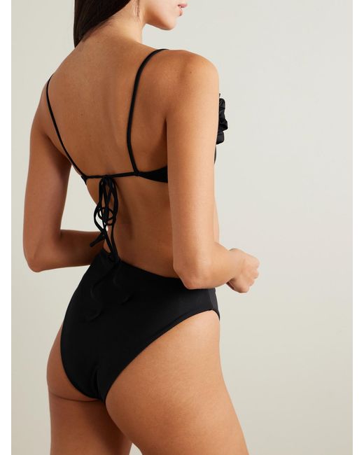 Maygel Coronel Black Krassi Ruffled Bikini