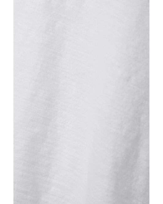 James Perse White Slub Cotton-Jersey T-Shirt