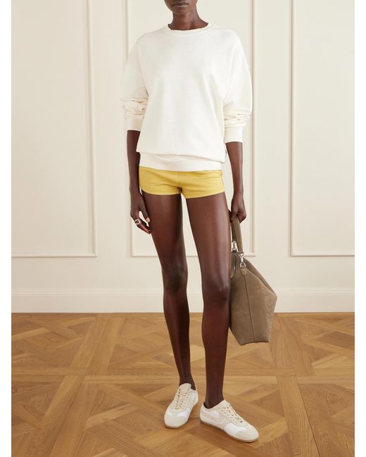 ÉTERNE White Cotton-Jersey Sweater