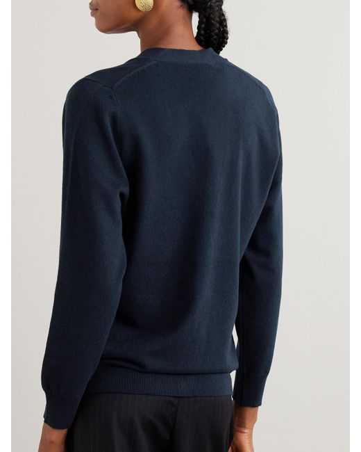 Blazé Milano Blue Highland Cardigan Aus Einer Woll-Kaschmirmischung