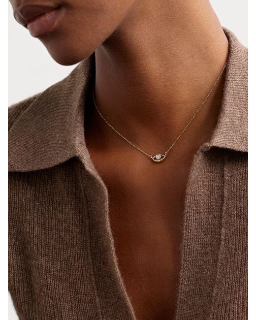L'Atelier Nawbar Natural Salvatore 18-Karat And Diamond Necklace