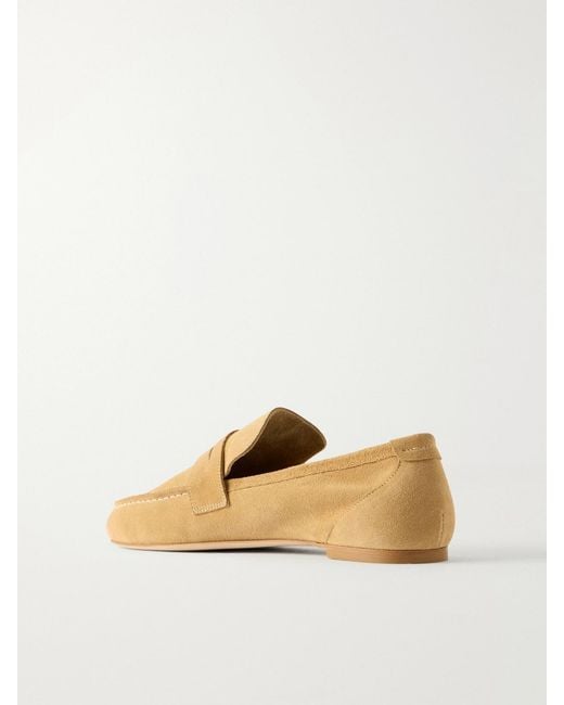 Jamie Haller Natural Leather Penny Loafers