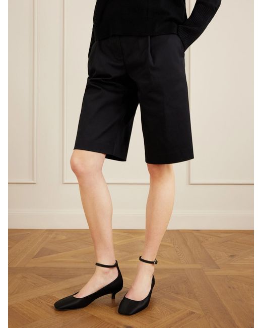 Totême  White Satin Pumps
