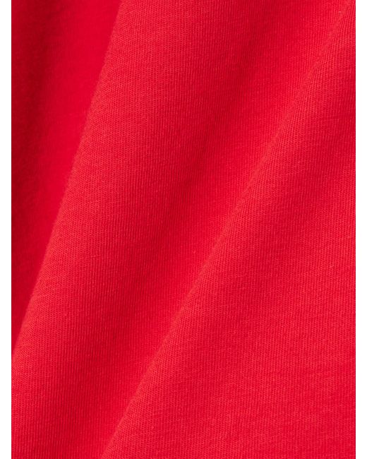 The Row Red Kapuzenjacke Aus Baumwoll-Jersey