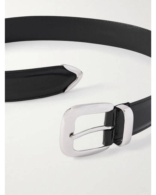 Andersons Black Leather Belt