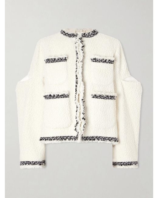 Sacai Natural Tweed Jacket