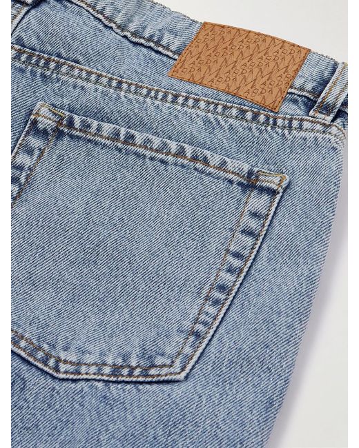 Magda Butrym Blue Straight-Leg Boyfriend Jeans