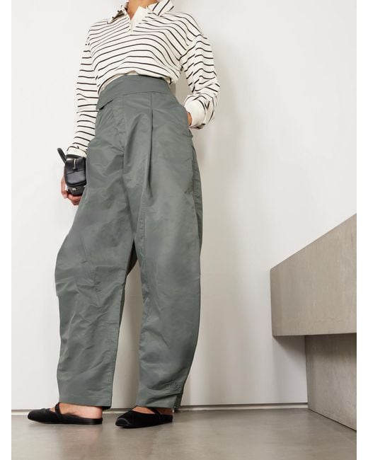 J.W. Anderson Gray Shell Wide-Leg Pants