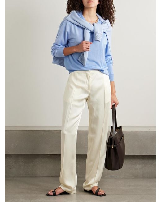 La Ligne Blue Ben Pullover Aus Einer Seidenmischung