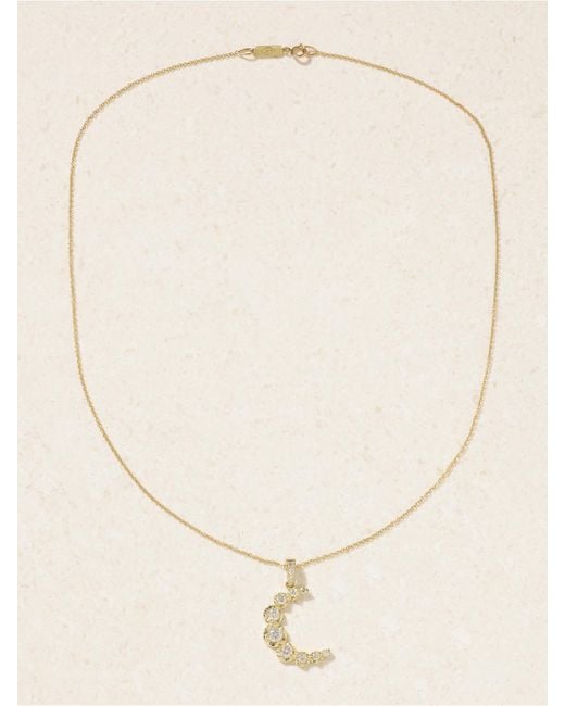 Jennifer Meyer Natural Moon 18-Karat Diamond Necklace