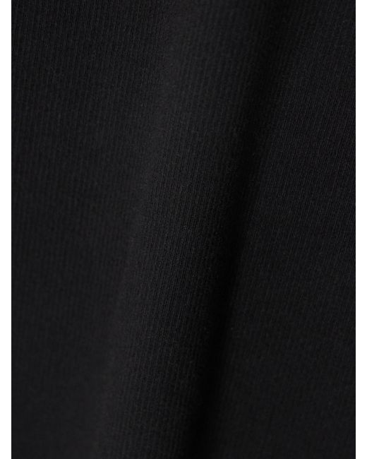 ÉTERNE Black Emma Maxirock Aus Geripptem Stretch-Jersey