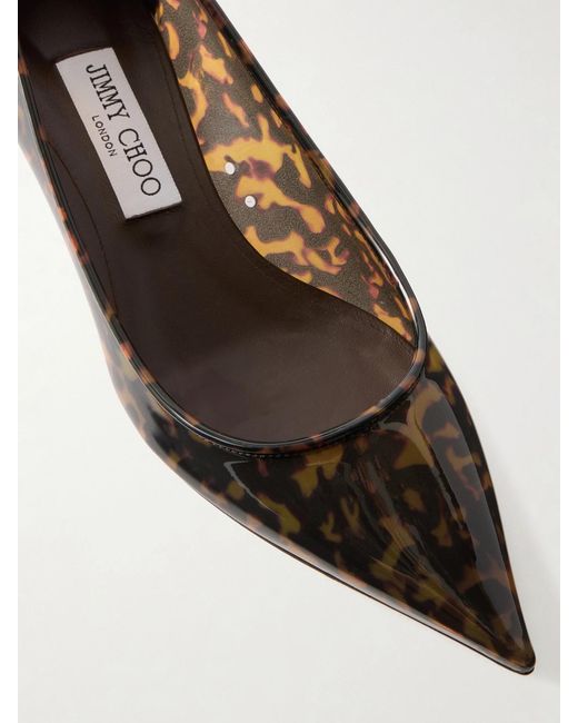 Jimmy Choo Multicolor Amelia 30 Animal-Print Pvc Pumps
