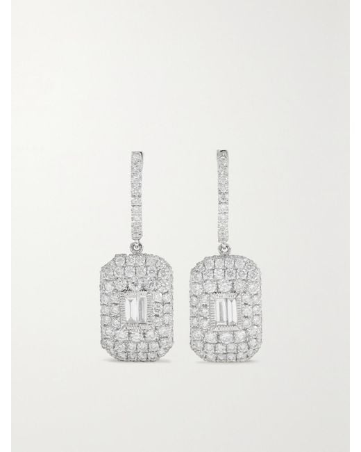 SHAY White 18-Karat Diamond Earrings