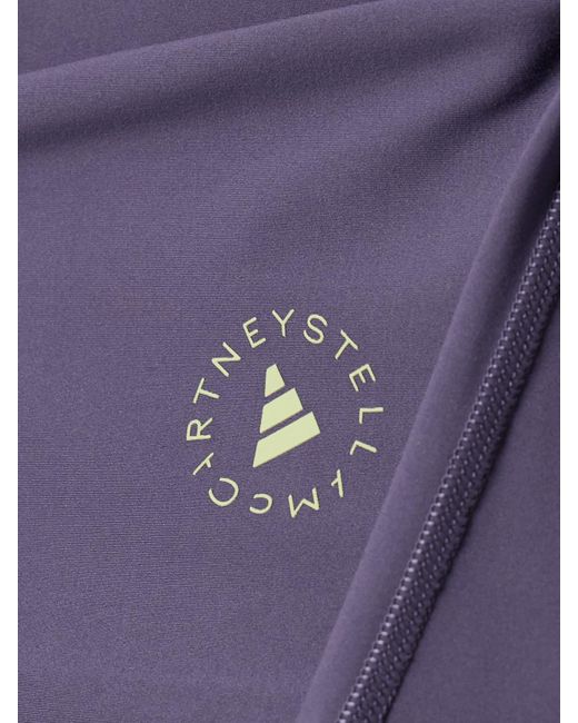 Adidas By Stella McCartney Purple Truestrength Leggings Aus Recyceltem Stretch-Material