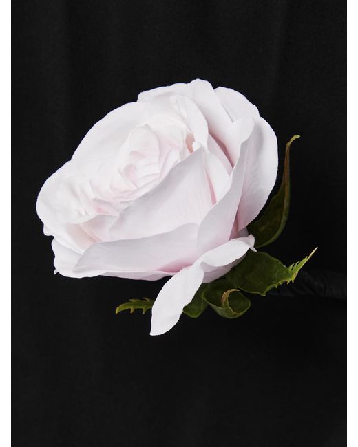 Magda Butrym Black Cutout Appliquéd Stretch-Jersey Midi Dress