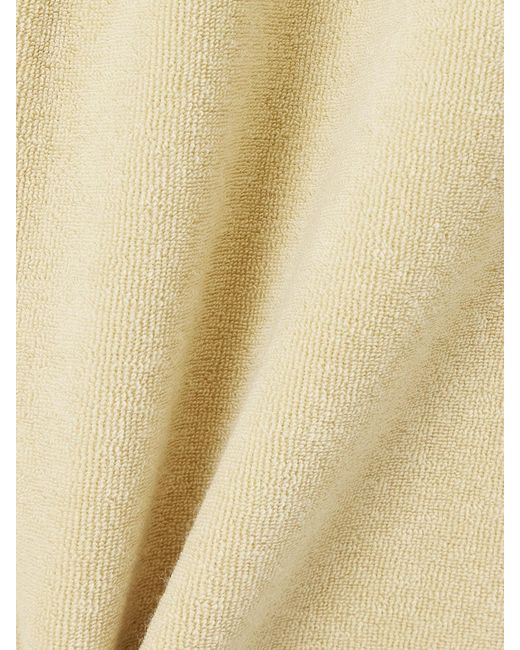 Marysia Swim Natural Baughman Hooded Cotton-Blend Terry Tunic