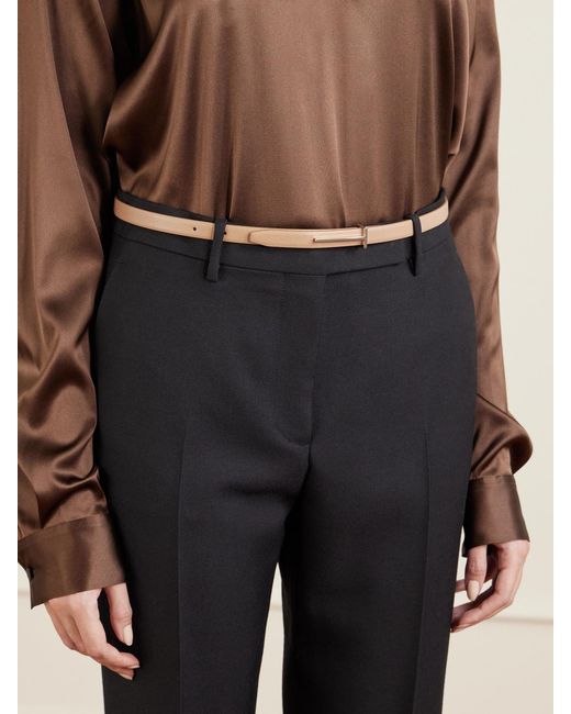 Tom Ford Natural Textured-Leather Belt