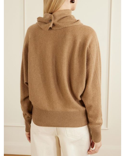 LeKasha Natural Lyss Organic Cashmere Cardigan