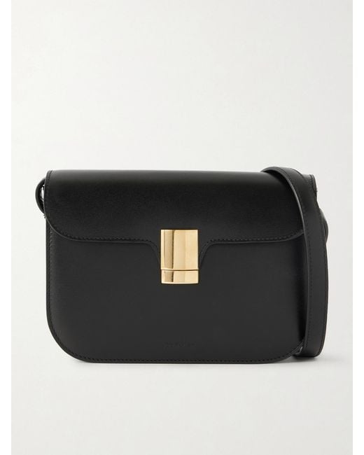 Calvin Klein Black Tilla Small Leather Shoulder Bag