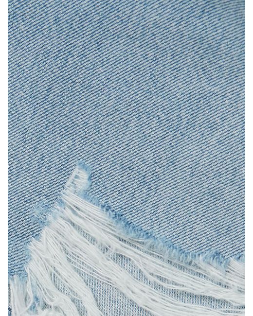 Agolde Blue Indra Jeansshorts
