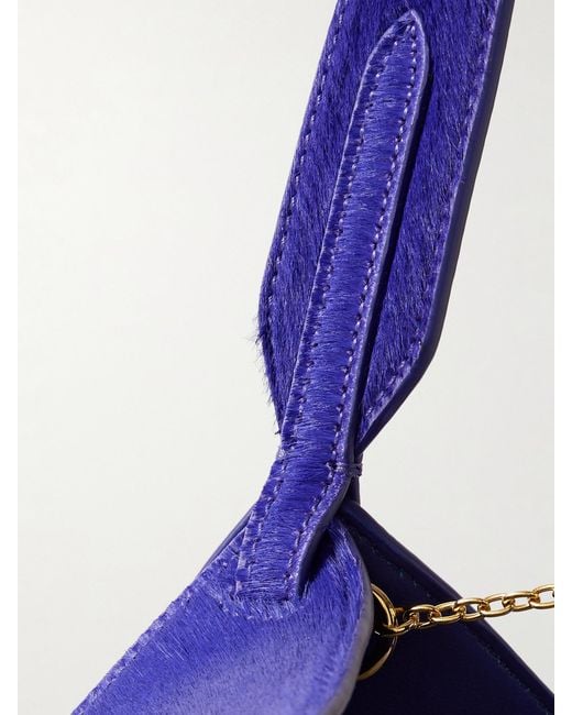 Khaite Blue Lotus Mini Tote Aus Kalbshaar