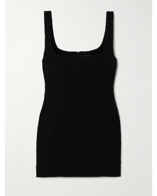Totême  Black Wool-Blend Bouclé Top