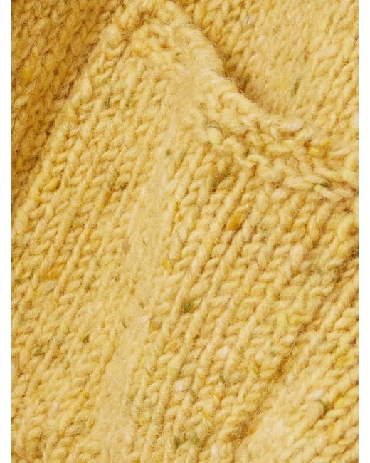 B Sides Yellow Wool Knitted Jacket