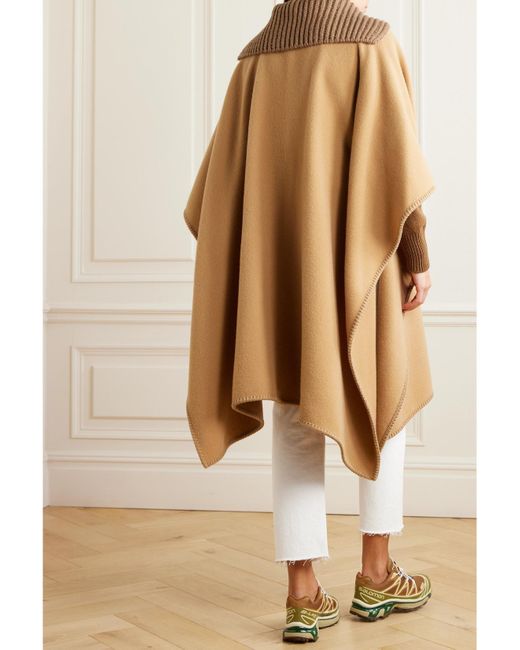 Moncler Natural Wool Cape